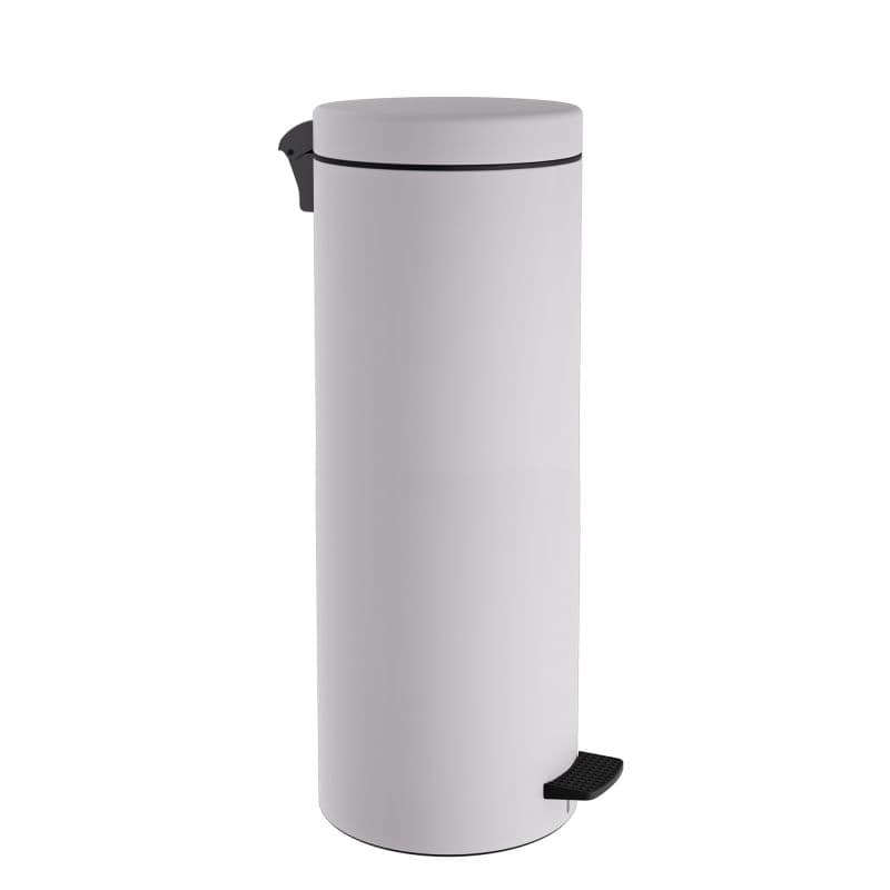 Χαρτοδοχείο Pam 16-2053-033 16lt soft close Ματ Λευκό Φ20x55cm (χωρίς εσωτερικό πλαστικό κάδο)