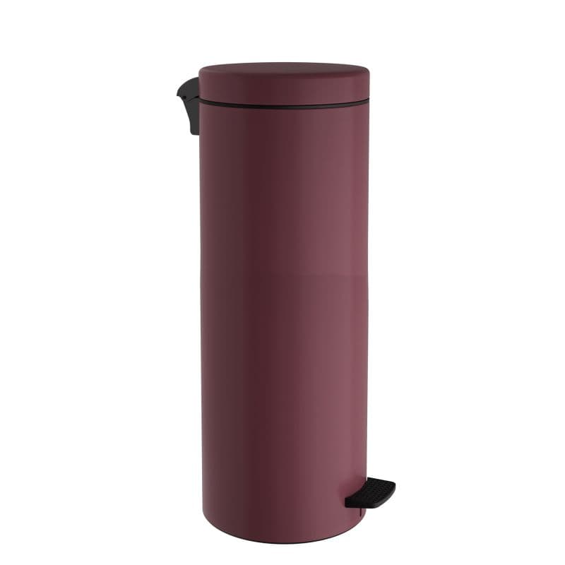Χαρτοδοχείο Pam 16-2053-153 16lt soft close Ματ Μπορντό Φ20x55cm (χωρίς εσωτερικό πλαστικό κάδο)