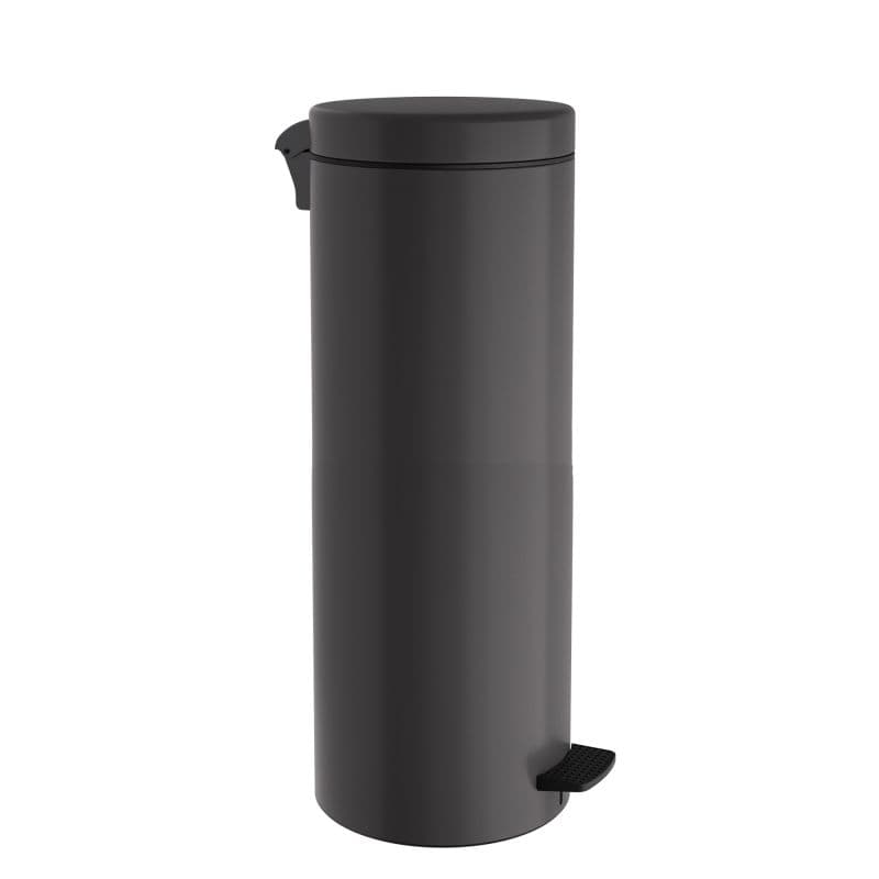 Χαρτοδοχείο Pam 16-2053-113 16lt soft close Ματ Ανθρακί Φ20x55cm (χωρίς εσωτερικό πλαστικό κάδο)