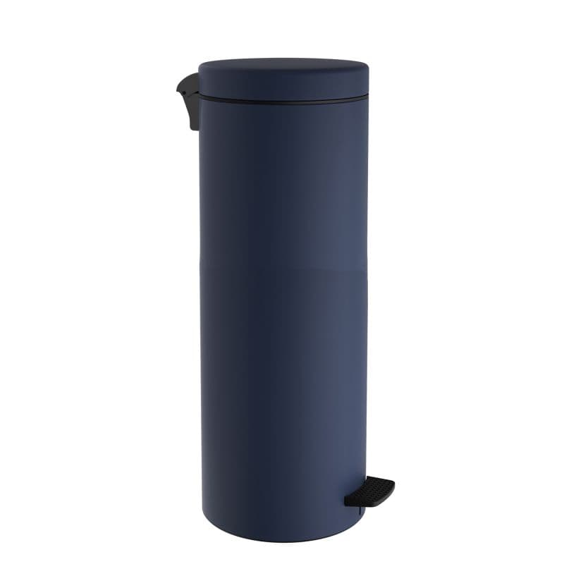 Χαρτοδοχείο Pam 16-2053-203 16lt soft close Matt Navy Blue Φ20x55cm (χωρίς εσωτερικό πλαστικό κάδο)