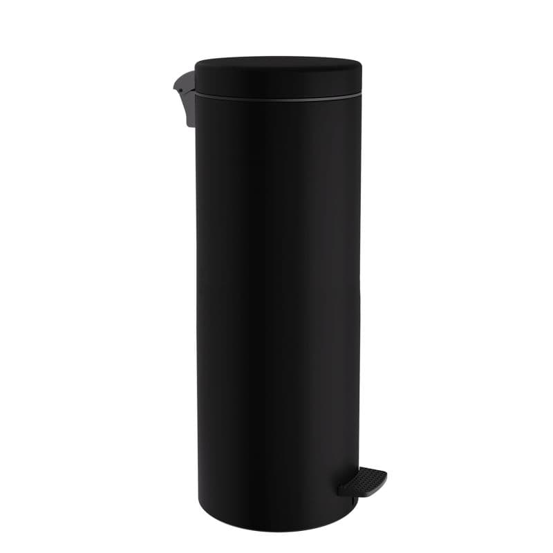 Χαρτοδοχείο Pam 16-2053-403 16lt soft close Ματ Μαύρο Φ20x55cm (χωρίς εσωτερικό πλαστικό κάδο)