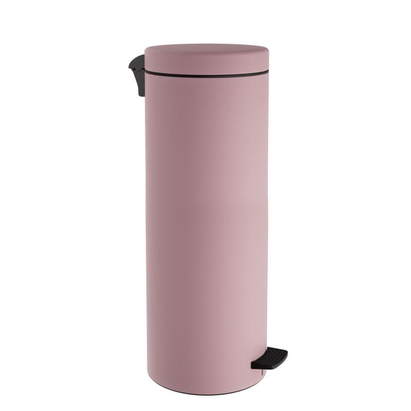 Χαρτοδοχείο Pam 16-2053-303 16lt soft close Ματ Ροζ Φ20x55cm (χωρίς εσωτερικό πλαστικό κάδο)