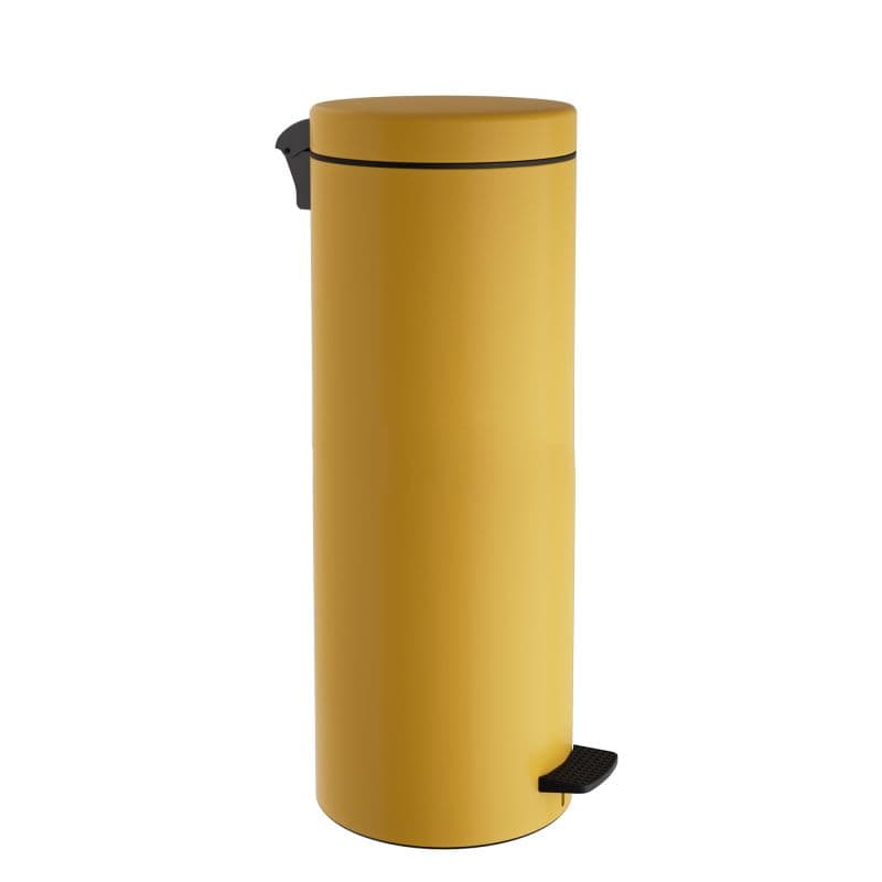 Χαρτοδοχείο Pam 16-2053-603 16lt soft close Ματ Κίτρινο Φ20x55cm (χωρίς εσωτερικό πλαστικό κάδο)