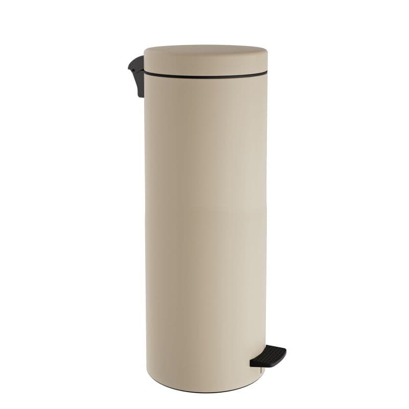 Χαρτοδοχείο Pam 16-2053-703 16lt soft close Ματ Ivory Φ20x55cm (χωρίς εσωτερικό πλαστικό κάδο)