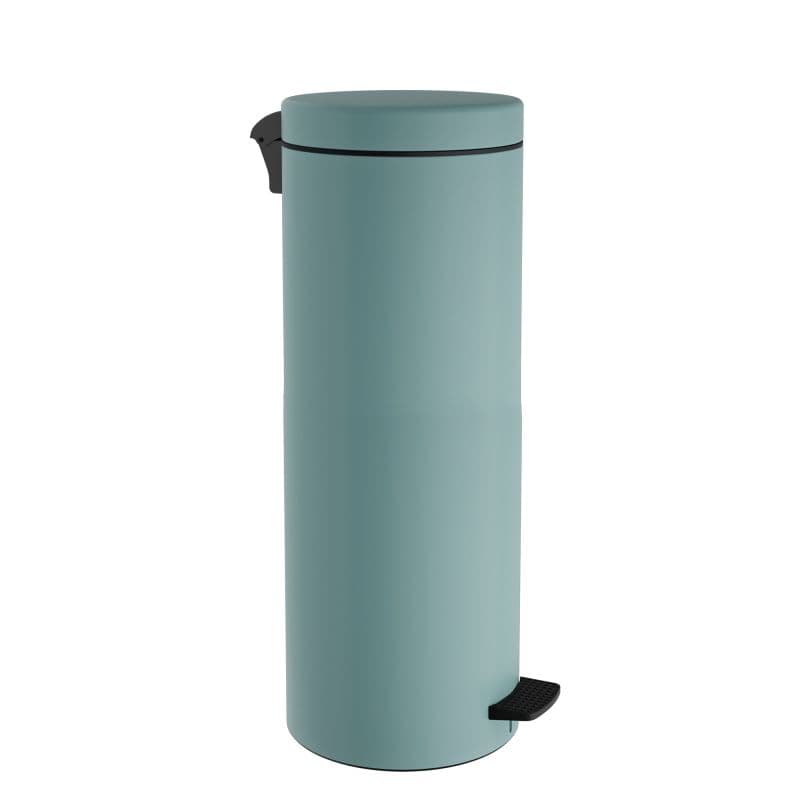 Χαρτοδοχείο Pam 16-2053-913 16lt soft close Ματ Τιρκουάζ Φ20x55cm (χωρίς εσωτερικό πλαστικό κάδο)
