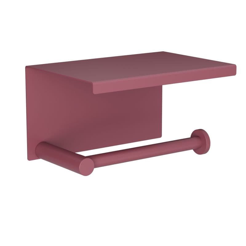 Χαρτοθήκη με καπάκι Pam 108-153 Ματ Μπορντό 16x11x9cm