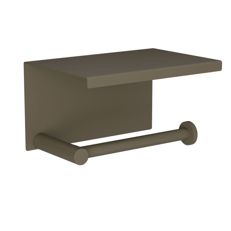 Χαρτοθήκη με καπάκι Pam 108-963 Matt Light Bronze 16x11x9cm