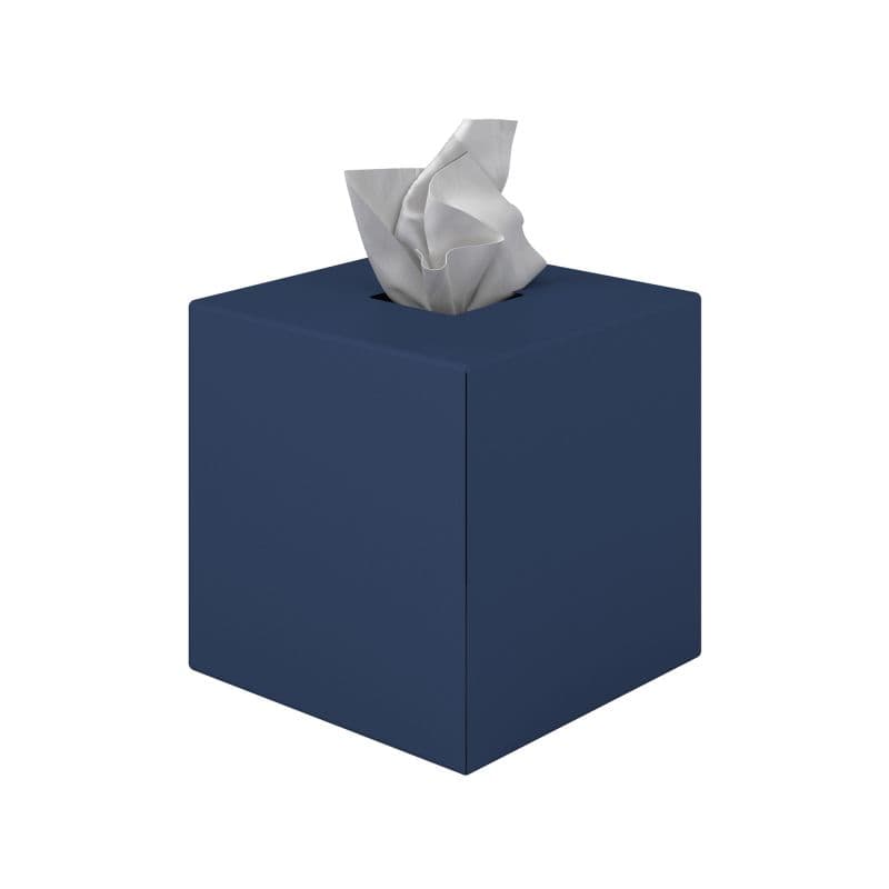 Χαρτομαντηλοθήκη Επικαθήμενη Pam 124-203 Matt Navy Blue 13x13x13cm