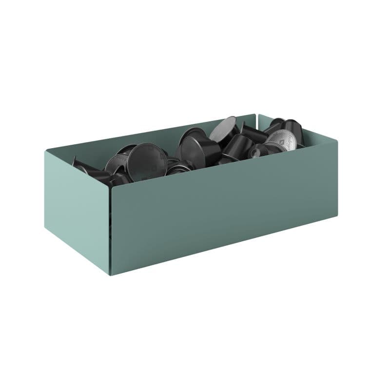 Θήκη για Κάψουλες Pam 117-913 Ματ Τιρκουάζ 25x13x7,5cm