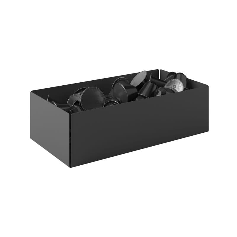 Θήκη για Κάψουλες Pam 117-113 Ματ Ανθρακί 25x13x7,5cm