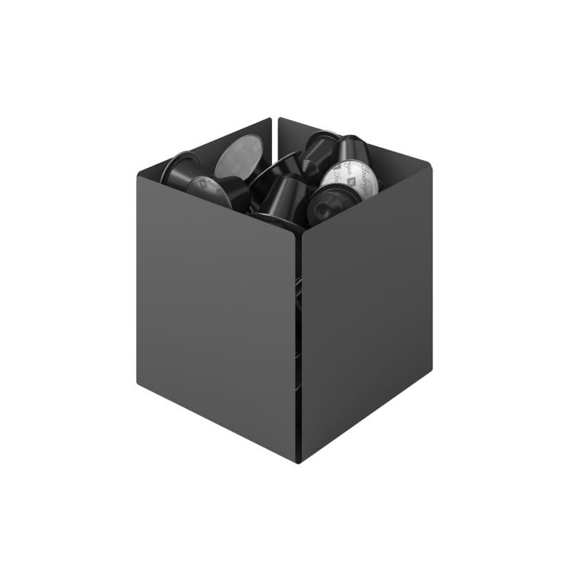 Θήκη για Κάψουλες Pam 116-113 Ματ Ανθρακί 13x13x13cm