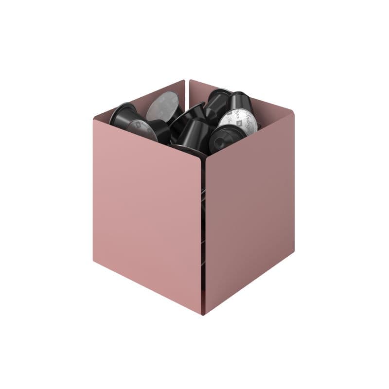Θήκη για Κάψουλες Pam 116-303 Ματ Ροζ 13x13x13cm