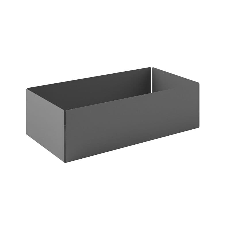 Θήκη Οργάνωσης Παραλληλόγραμμη Pam 119-163 Matt Concrete Grey 25x13x7,5cm