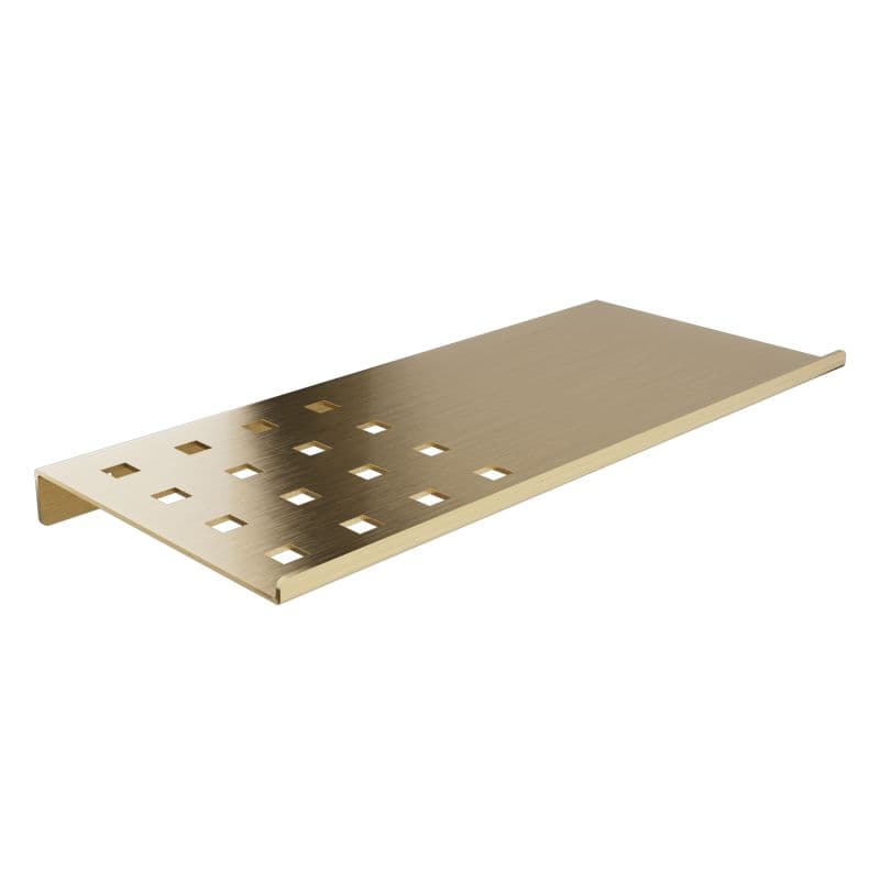Ράφι Μπάνιου Pam 3015-023 Brushed Brass 28x15x1cm