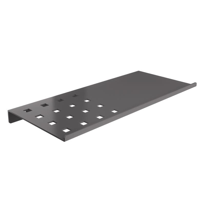 Ράφι Μπάνιου Pam 3015-113 Ματ Ανθρακί 28x15x1cm