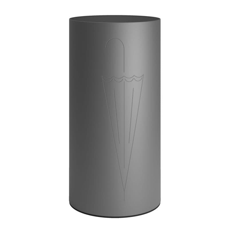 Ομπρελοθήκη Στρογγυλή Pam 28-163 Matt Concrete Grey Φ25x50cm