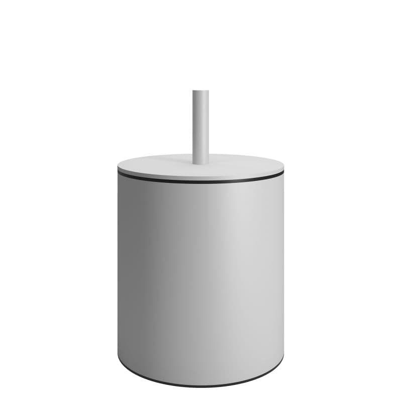 Χαρτοδοχείο Pam 139-033 5lt Ματ Λευκό Φ20x35cm