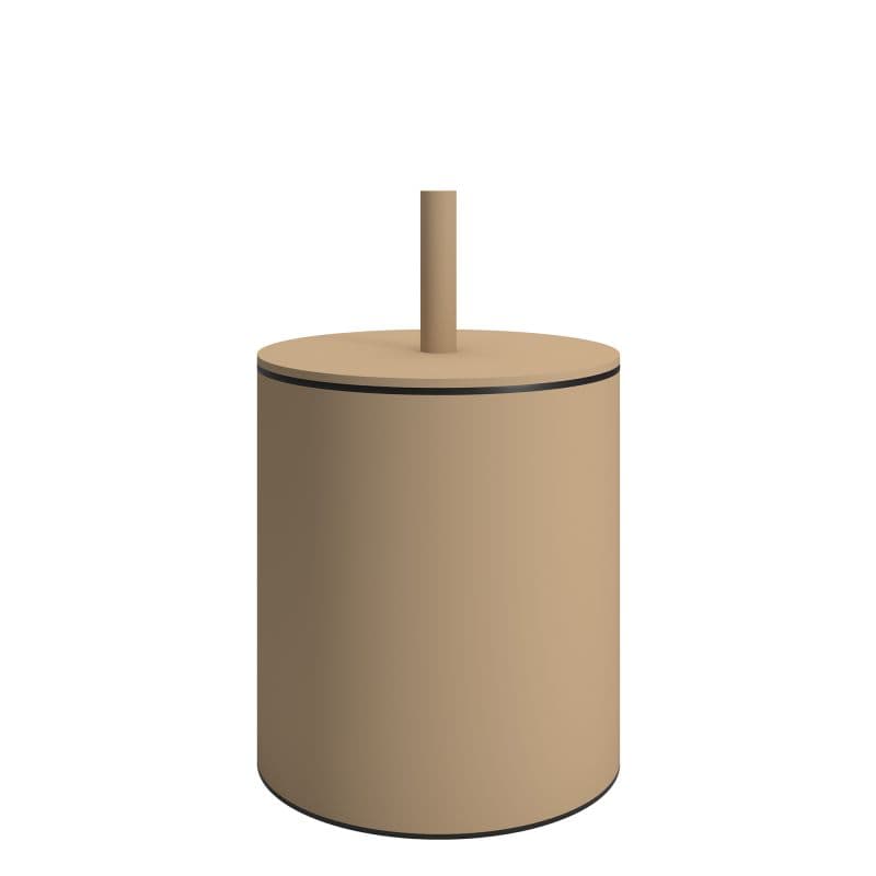 Χαρτοδοχείο Pam 139-103 5lt Ματ Μπεζ Φ20x35cm