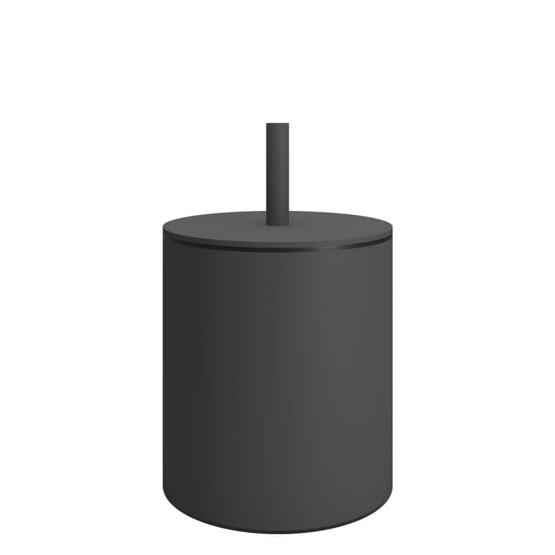 Χαρτοδοχείο Pam 139-113 5lt Ματ Ανθρακί Φ20x35cm