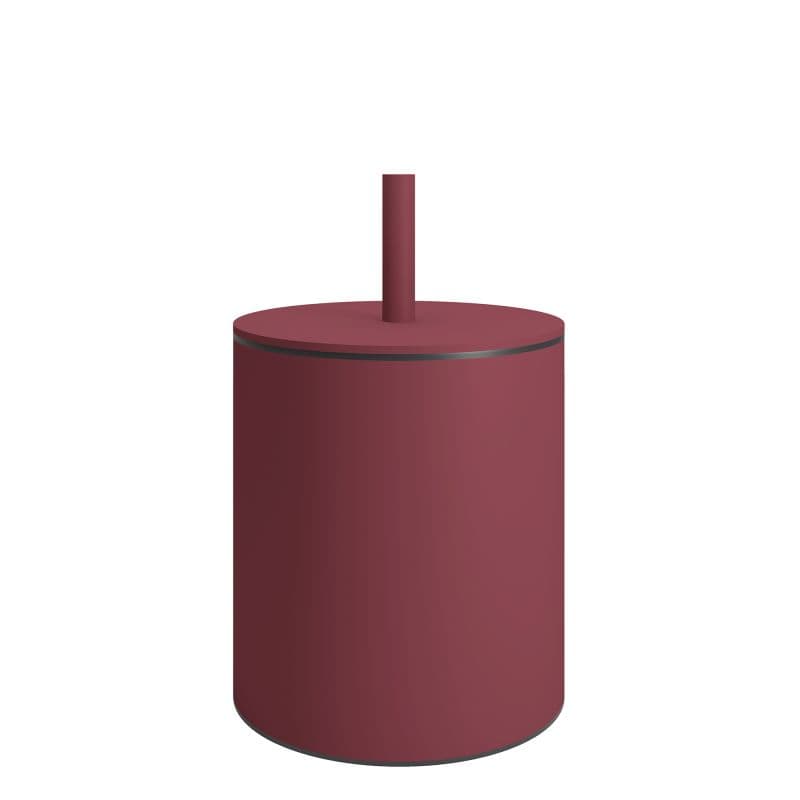 Χαρτοδοχείο Pam 139-153 5lt Ματ Μπορντό Φ20x35cm