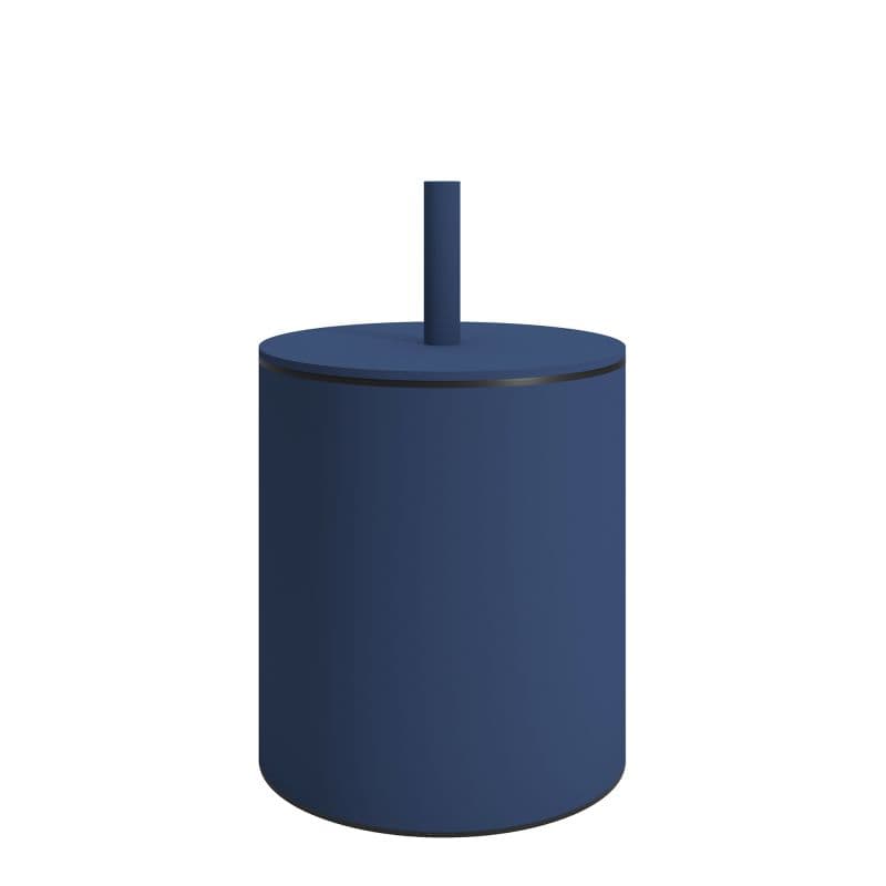 Χαρτοδοχείο Pam 139-203 5lt Matt Navy Blue Φ20x35cm