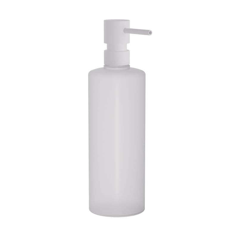 Ντισπένσερ Επικαθήμενο Pam 100-033 500ml Ματ Λευκό με πλαστικό λευκό Φ7x25cm