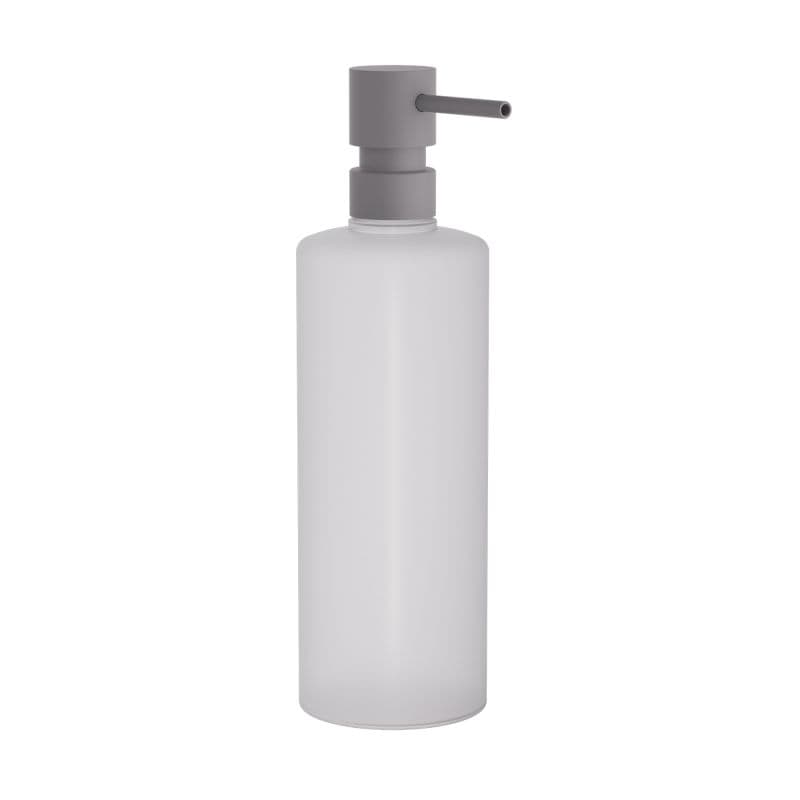 Ντισπένσερ Επικαθήμενο Pam 100-163 500ml Matt Concrete Grey με πλαστικό λευκό Φ7x25cm - 1