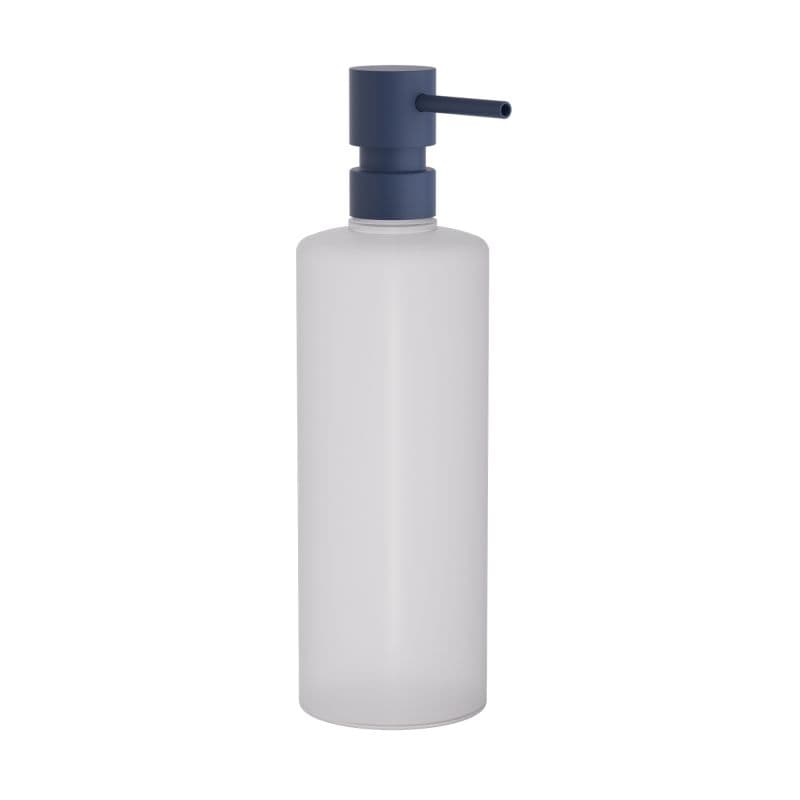 Ντισπένσερ Επικαθήμενο Pam 100-203 500ml Matt Navy Blue με πλαστικό λευκό Φ7x25cm