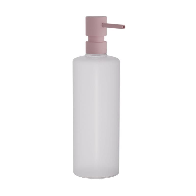Ντισπένσερ Επικαθήμενο Pam 100-303 500ml Ματ Ροζ με πλαστικό λευκό Φ7x25cm