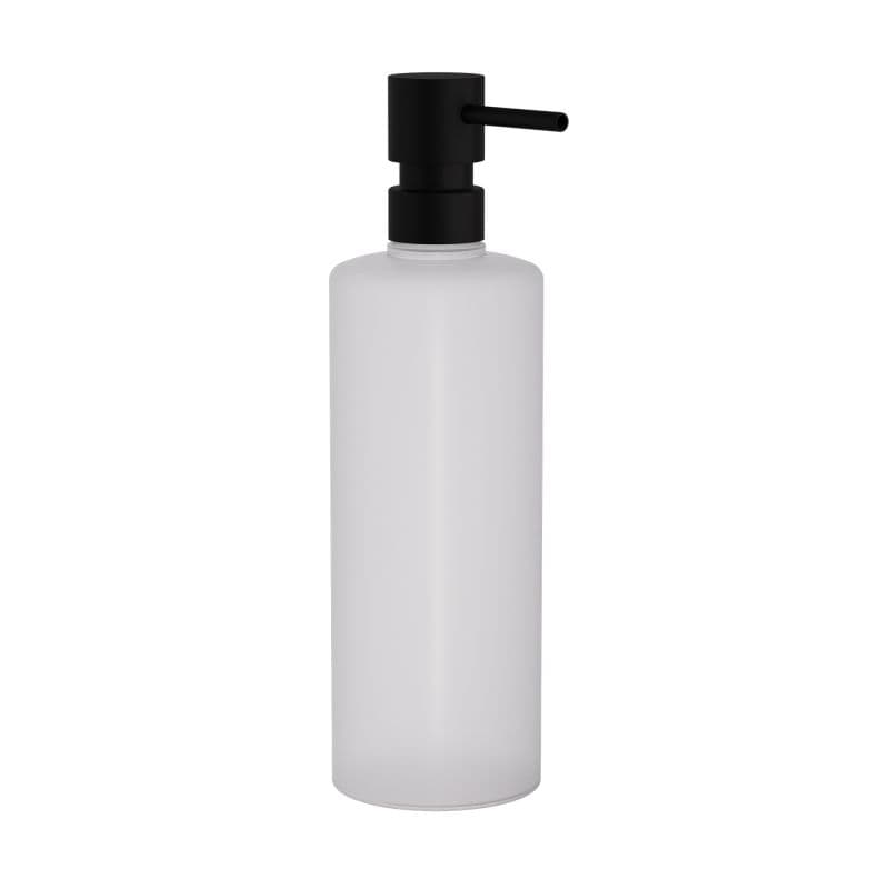 Ντισπένσερ Επικαθήμενο Pam 100-403 500ml Ματ Μαύρο με πλαστικό λευκό Φ7x25cm