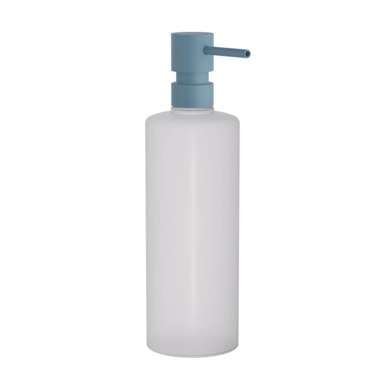 Ντισπένσερ Επικαθήμενο Pam 100-923 500ml Ματ Σιελ με πλαστικό λευκό Φ7x25cm