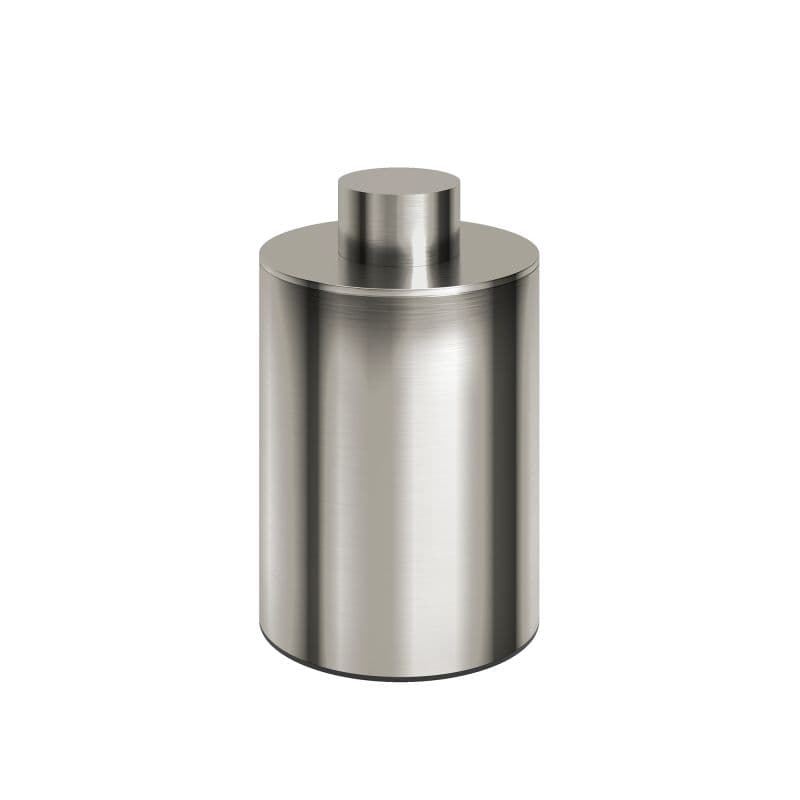 Θήκη Οργάνωσης Στρογγυλή Pam 94-011 Inox Σατινέ Φ8x15cm