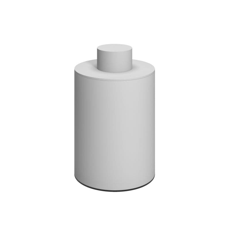 Θήκη Οργάνωσης Στρογγυλή Pam 94-033 Ματ Λευκό Φ8x15cm