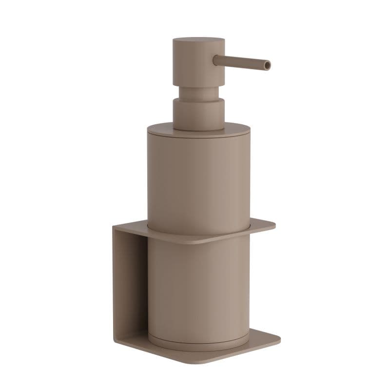 Ντισπένσερ Επιτοίχιο Pam 81-103 250ml Ματ Μπεζ 7,5x7x19cm