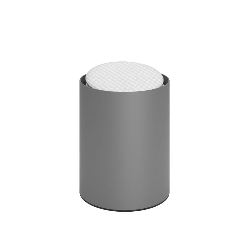 Θήκη Οργάνωσης Στρογγυλή Pam 93-163 Matt Concrete Grey Φ8x10cm