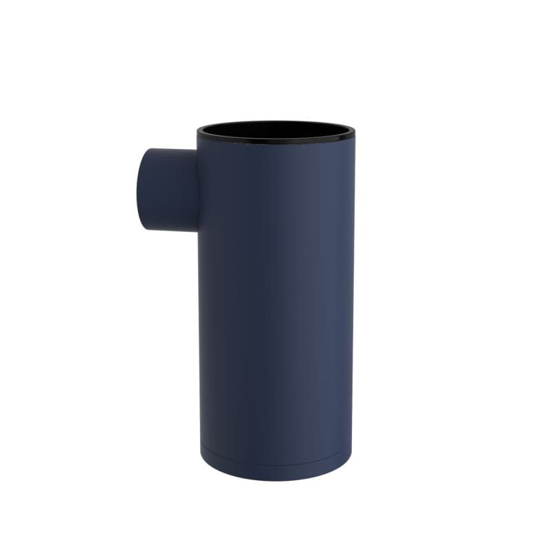Ποτηροθήκη Επιτοίχια Pam 86-203 Matt Navy Blue Φ6x12cm