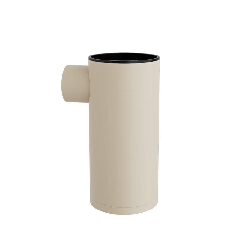Ποτηροθήκη Επιτοίχια Pam 86-703 Ματ Ivory Φ6x12cm