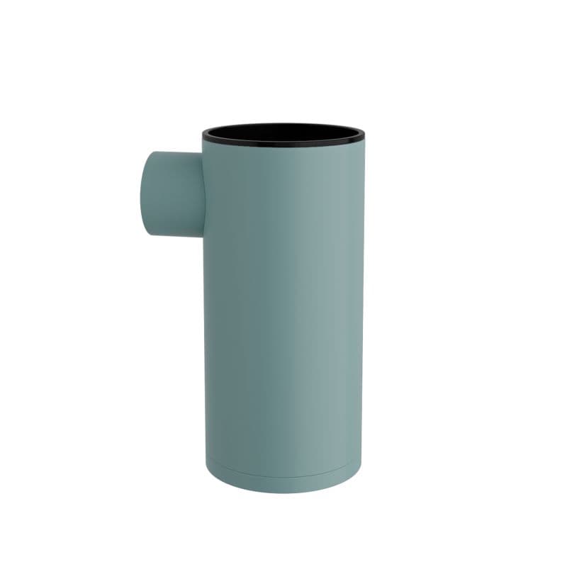 Ποτηροθήκη Επιτοίχια Pam 86-913 Ματ Τιρκουάζ Φ6x12cm