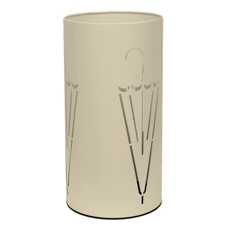 Ομπρελοθήκη Στρογγυλή Pam 23-703 Ματ Ivory Φ25xH50cm