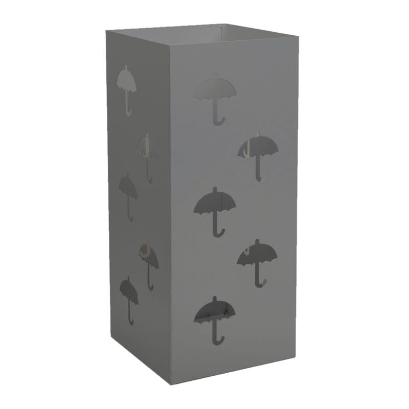 Ομπρελοθήκη Τετράγωνη Pam 25-163 Matt Concrete Grey 22x22x50cm