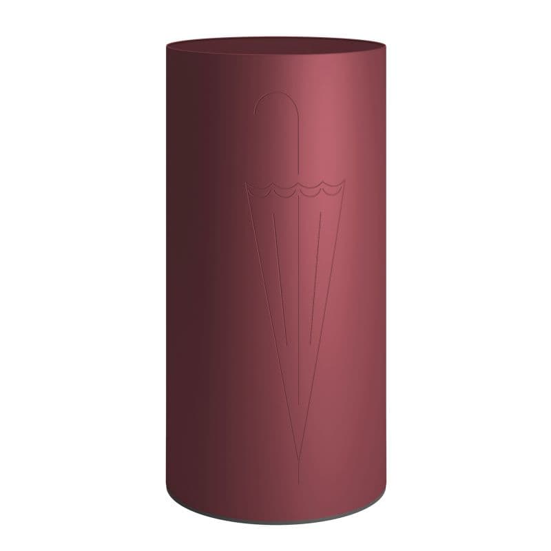 Ομπρελοθήκη Στρογγυλή Pam 28-153 Ματ Μπορντό Φ25x50cm