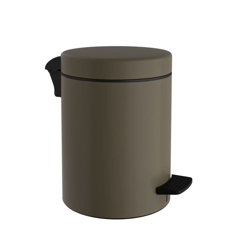 Χαρτοδοχείο Pam 08-500-963 8lt soft close Matt Light Bronze Φ23x32cm