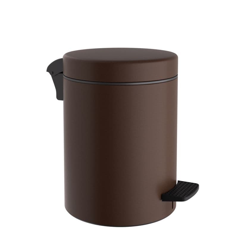 Χαρτοδοχείο Pam 08-500-943 8lt soft close Matt Wenge Φ23x32cm