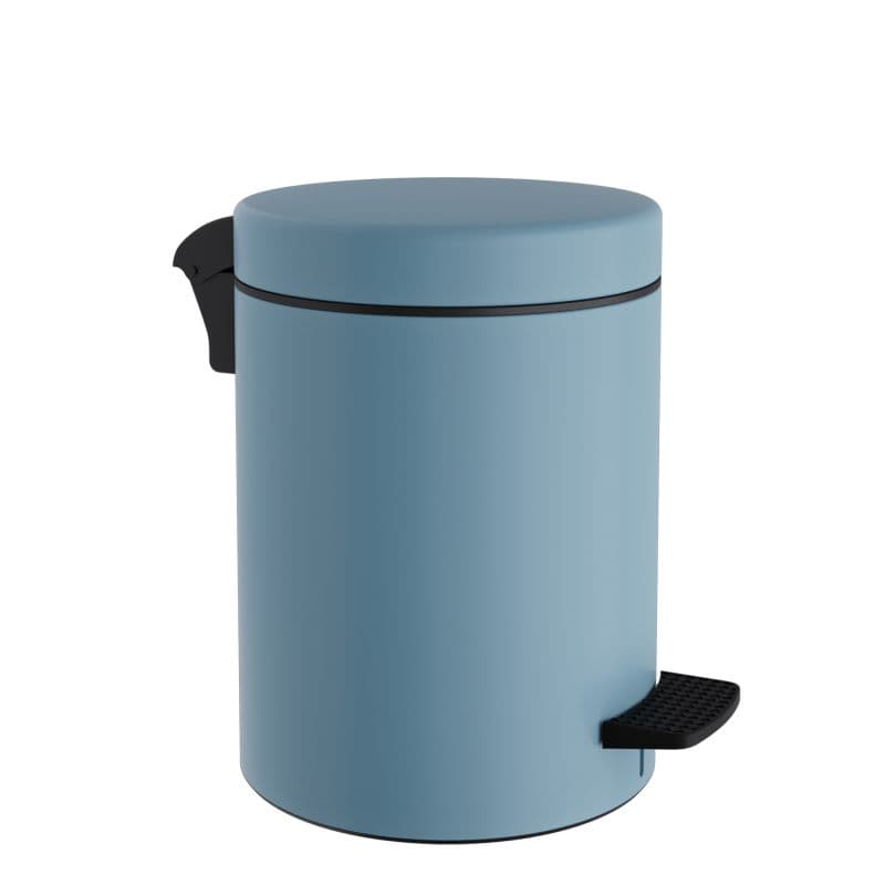 Χαρτοδοχείο Pam 08-500-923 8lt soft close Ματ Σιελ Φ23x32cm