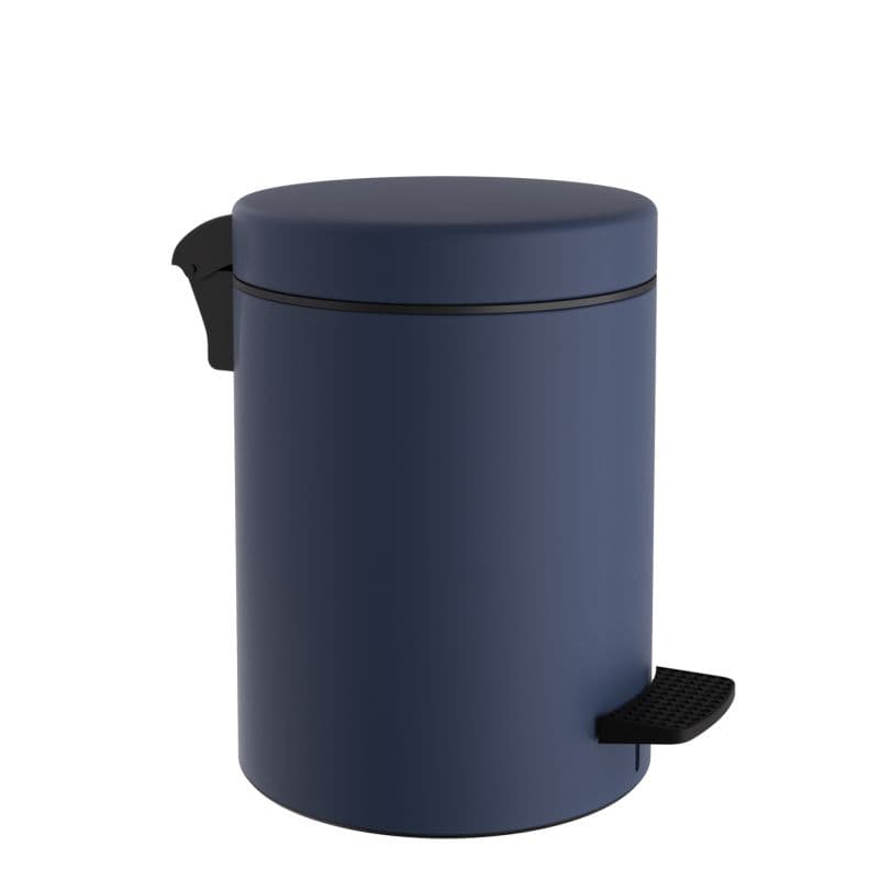 Χαρτοδοχείο Pam 08-500-203 8lt soft close Matt Navy Blue Φ23x32cm
