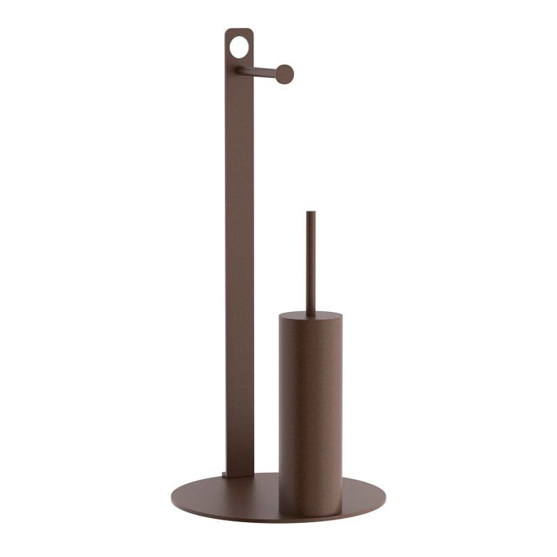 Καλόγερος Χαρτοθήκη με Πιγκάλ Pam 4-400-943 Matt Wenge Φ28x60cm