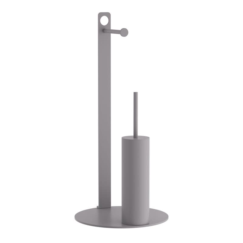 Καλόγερος Χαρτοθήκη με Πιγκάλ Pam 4-400-163 Matt Concrete Grey Φ28x60cm