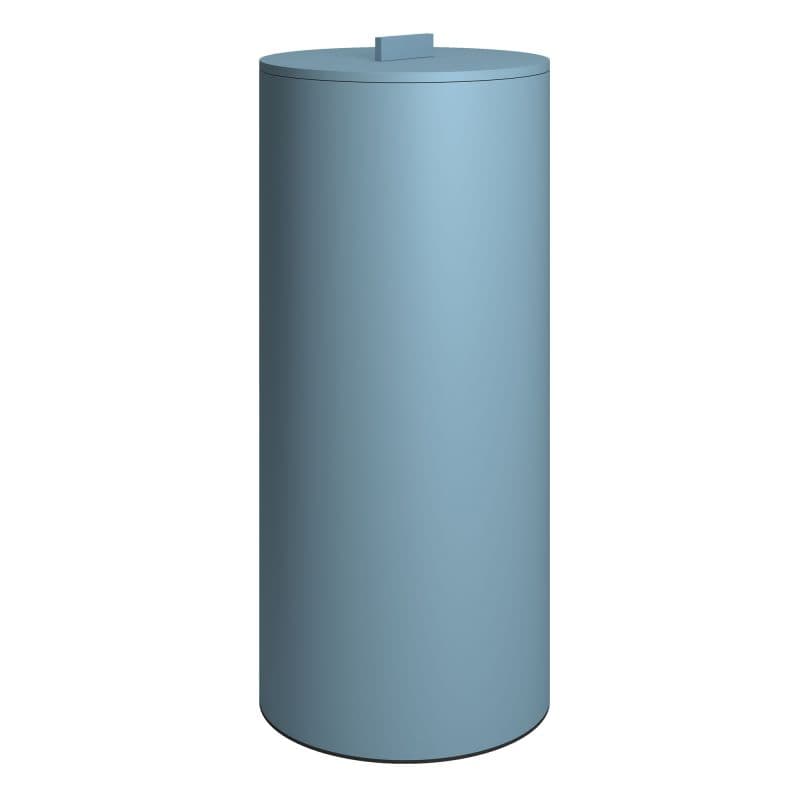 Καλάθι Απλύτων με καπάκι Pam 2560-923 30lt Ματ Σιελ Φ25x57cm