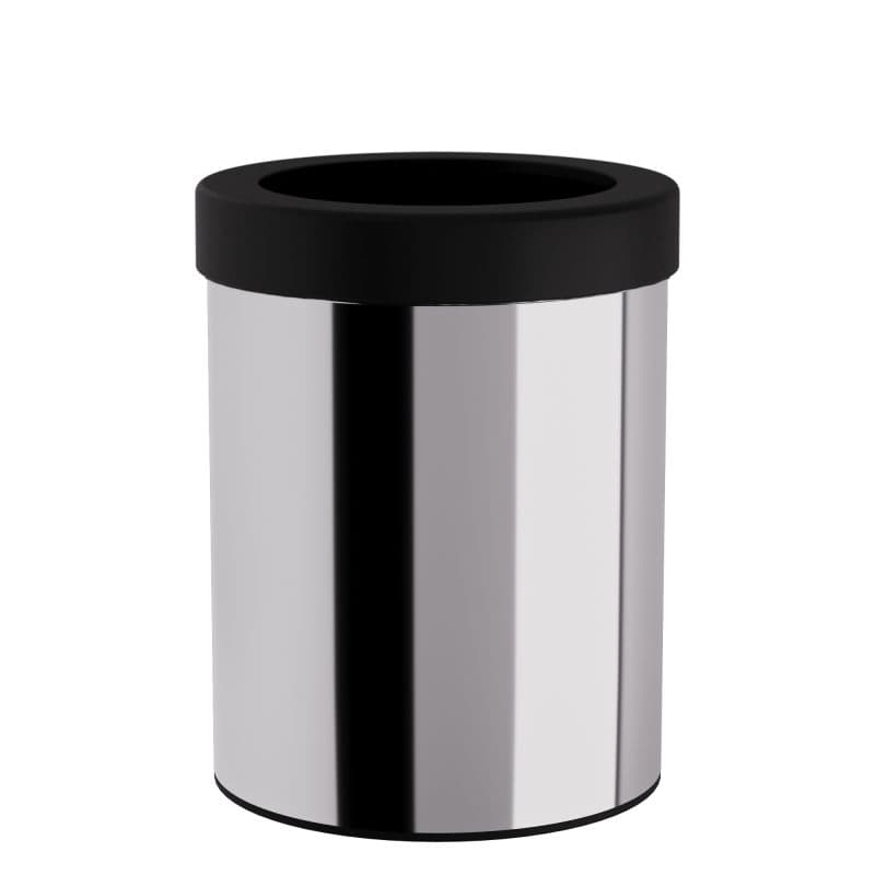 Καλάθι Γραφείου & Δωματίου Pam 2536-001 12lt Χρώμιο Φ25x30cm