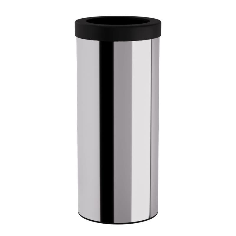 Κάδος Απορριμμάτων Pam 30-2557-001 30lt Inox Γυαλιστερό Φ25x57cm